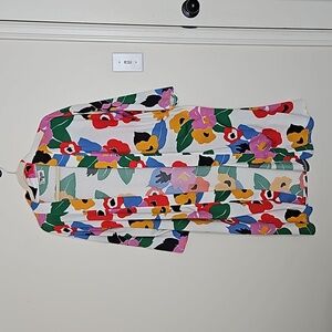 Show Me Your Mumu Brie Floral Print 3/4 Sleeve Robe One Size OSFA